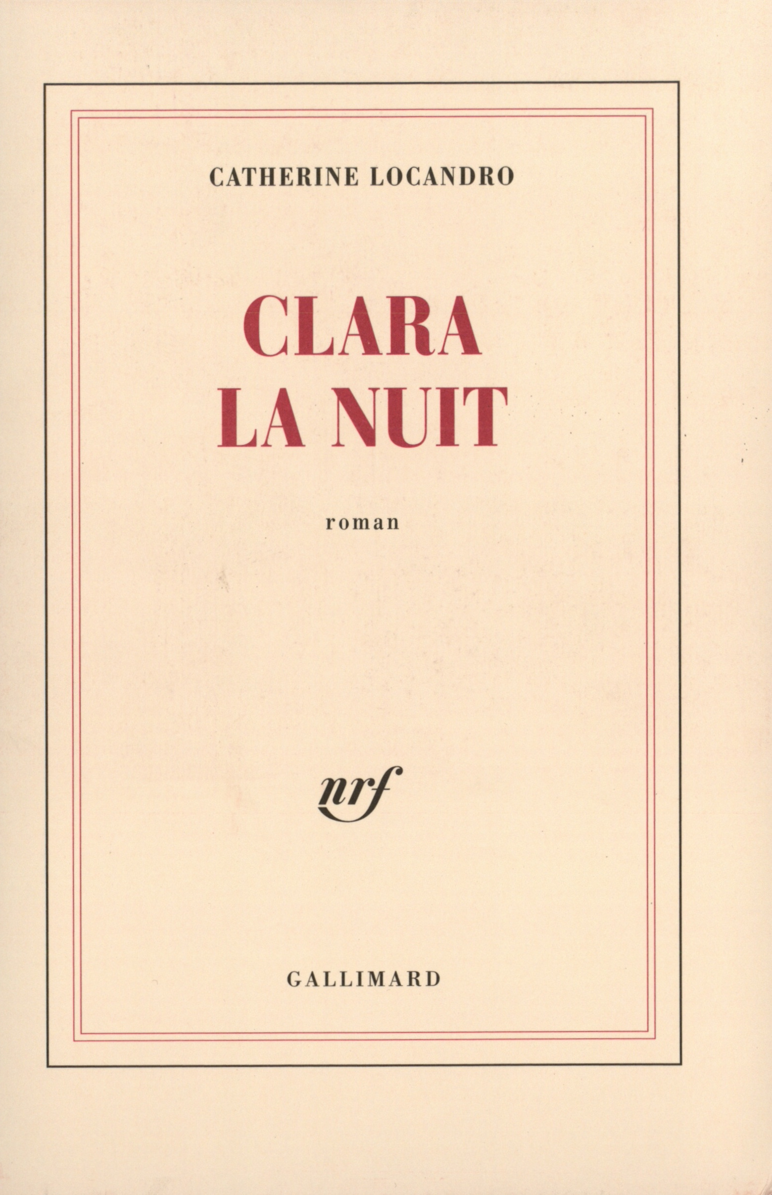 Clara la Nuit (9782070771578-front-cover)