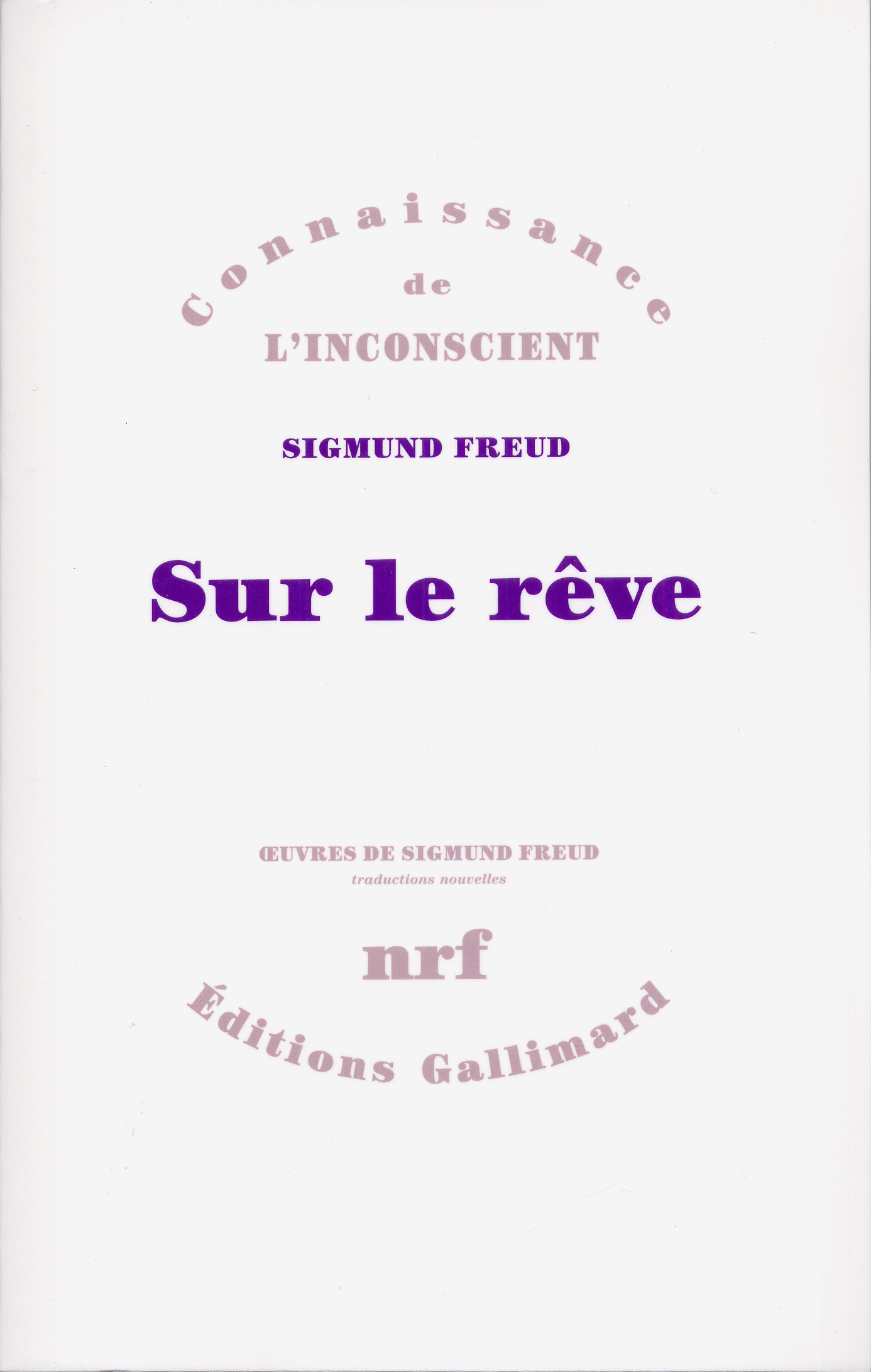 Sur le rêve (9782070712748-front-cover)