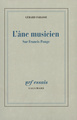 L'Âne musicien, Sur Francis Ponge (9782070744213-front-cover)