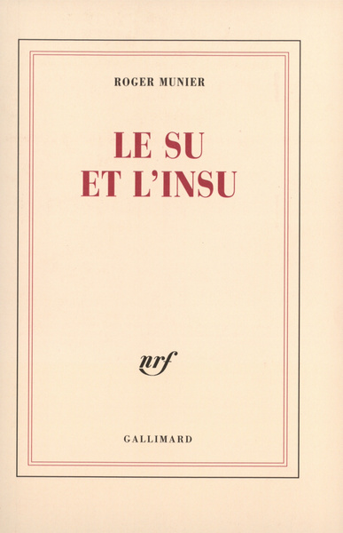 Le Su et l'insu (9782070772728-front-cover)