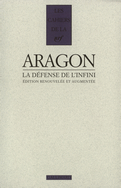 La Défense de l'infini (9782070766741-front-cover)