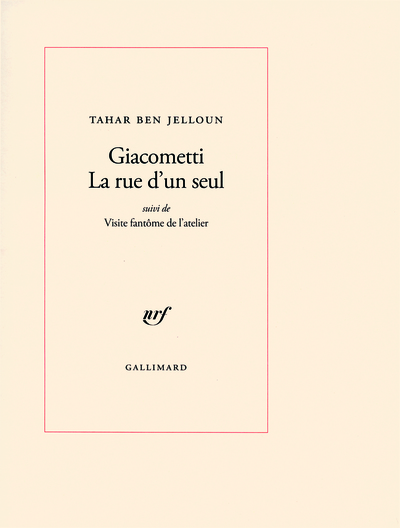 Giacometti La rue d'un seul/Visite fantôme de l'atelier (9782070781904-front-cover)
