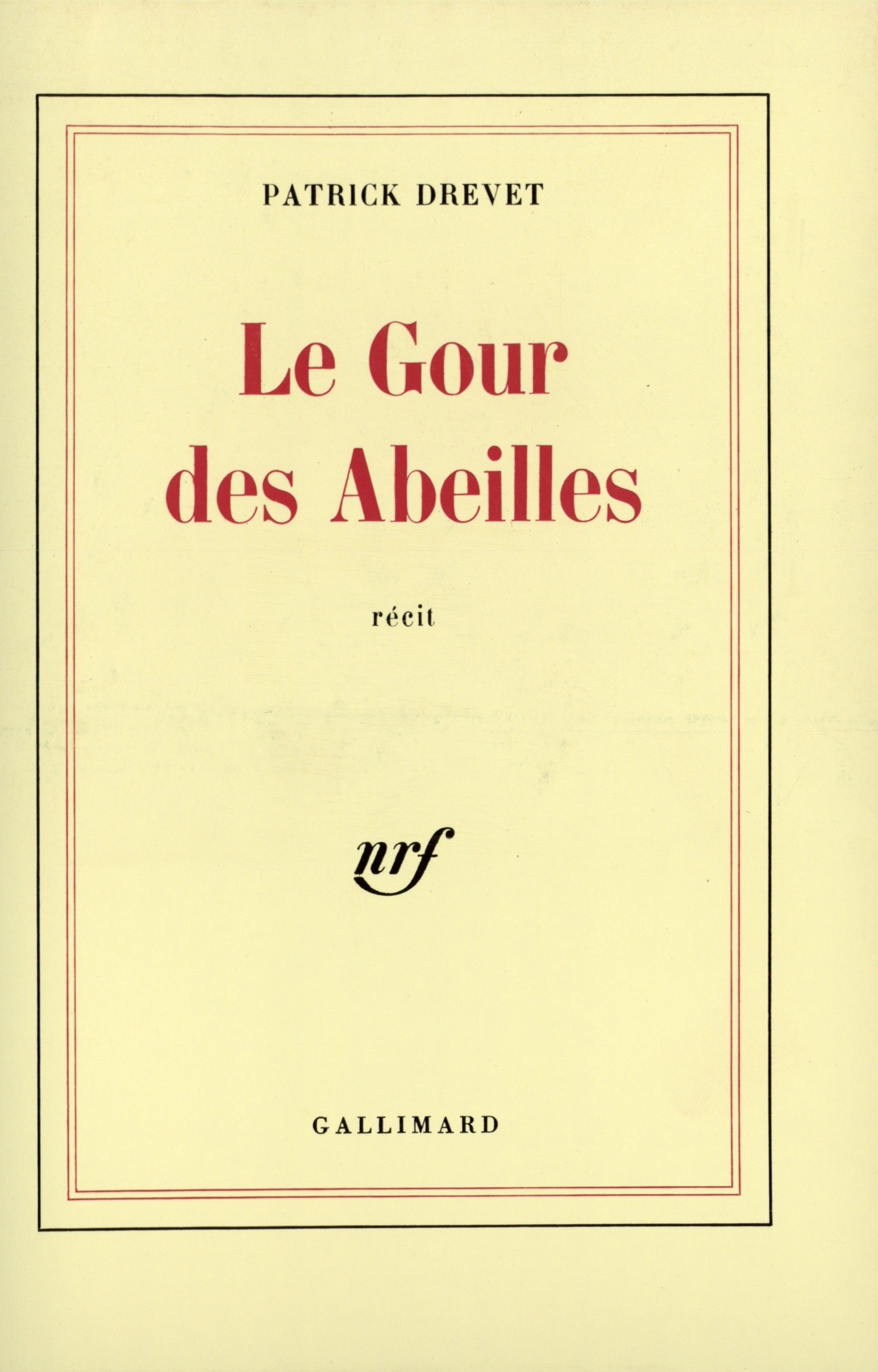 Le Gour des Abeilles (9782070704637-front-cover)