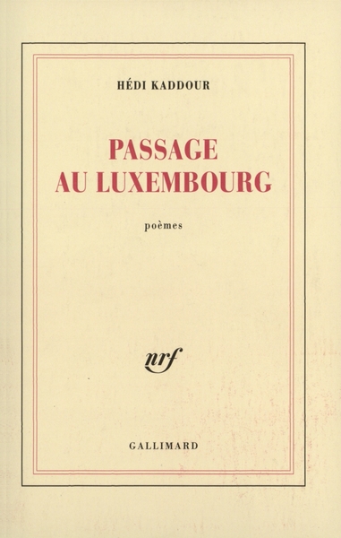 Passage au Luxembourg poèmes (9782070758180-front-cover)