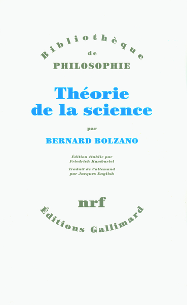 Théorie de la science (9782070730698-front-cover)