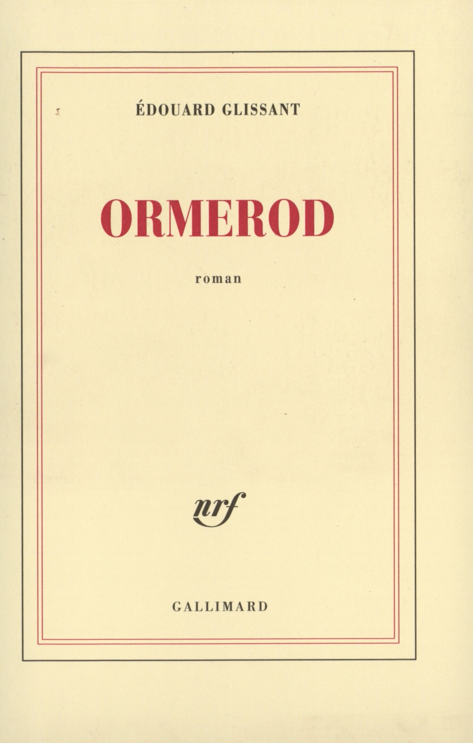 Ormerod (9782070767595-front-cover)