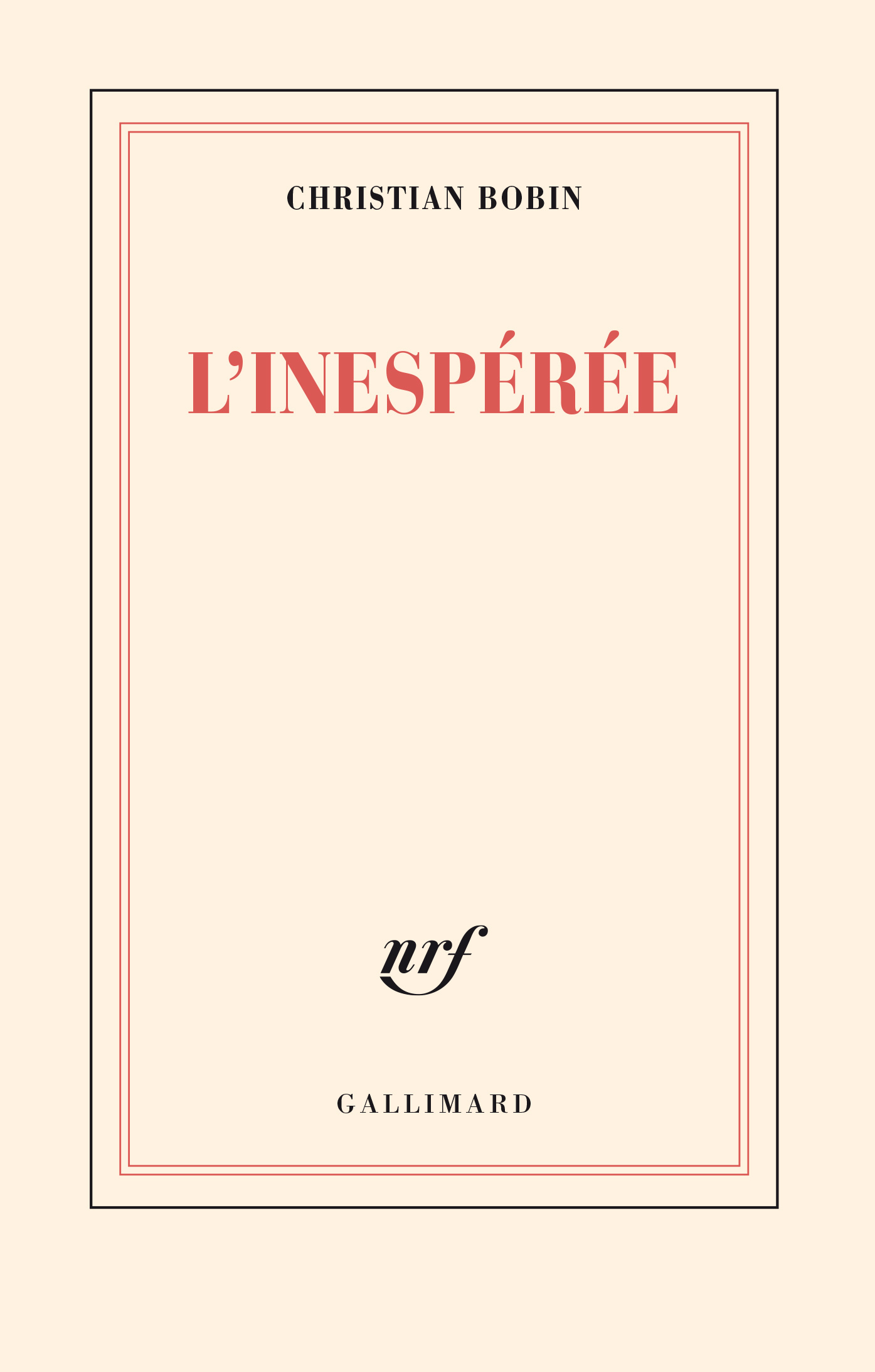 L'inespérée (9782070736539-front-cover)