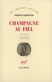 Champagne au fiel (9782070723324-front-cover)
