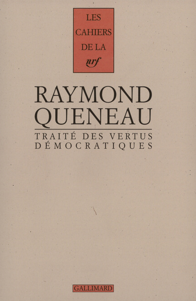 Traité des Vertus Démocratiques (9782070726219-front-cover)