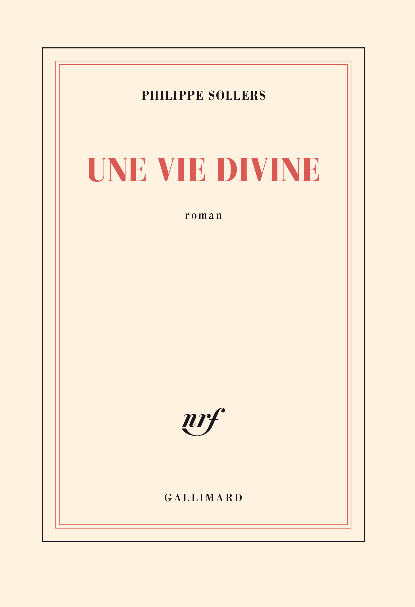 Une vie divine (9782070768318-front-cover)