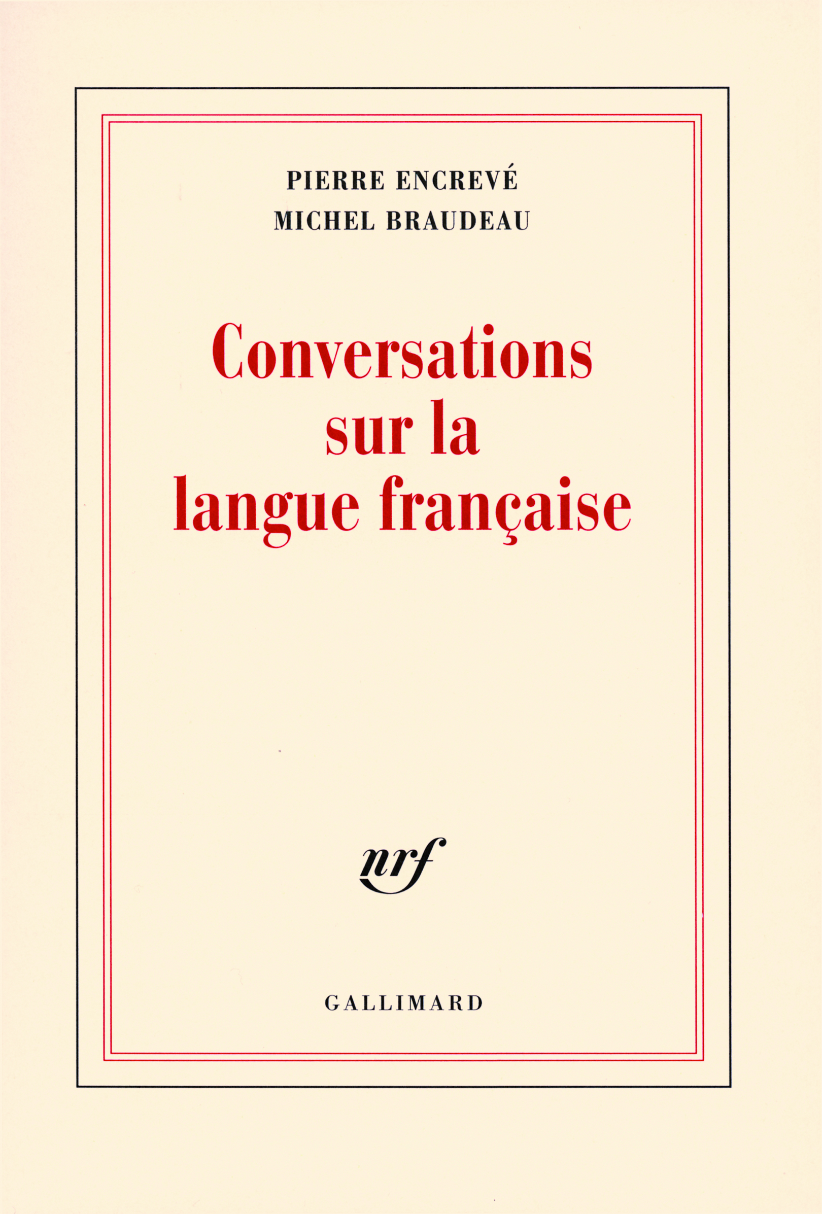 Conversations sur la langue française (9782070783595-front-cover)