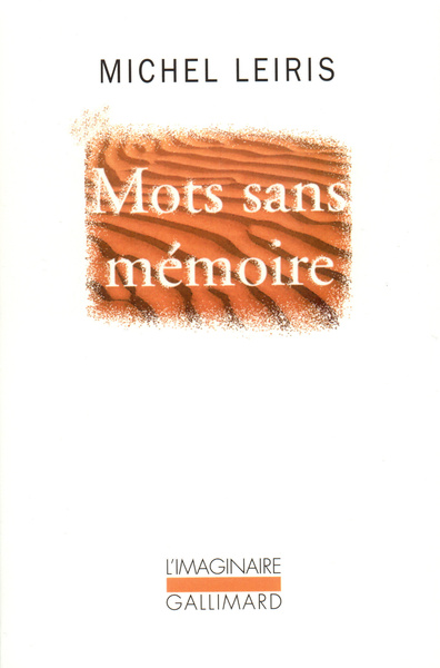 Mots sans mémoire (9782070751365-front-cover)