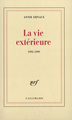 La vie extérieure, (1993-1999) (9782070758005-front-cover)
