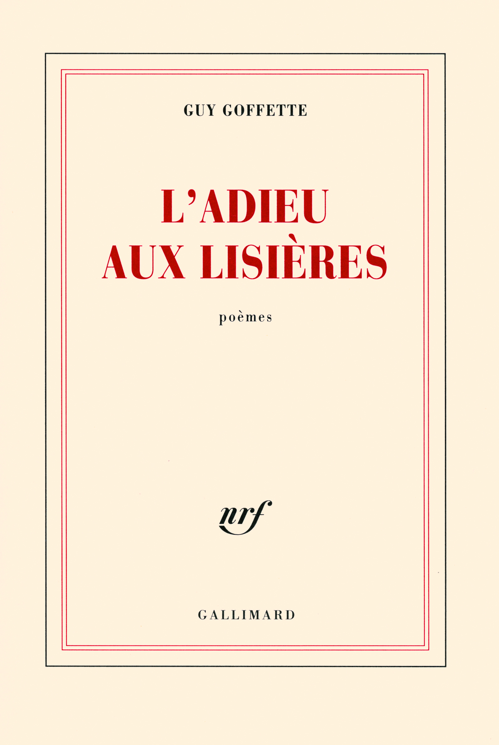 L'adieu aux lisières (9782070783977-front-cover)