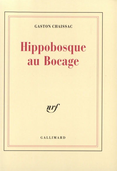 Hippobosque au Bocage (9782070718986-front-cover)