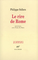 Le Rire de Rome, Entretiens (9782070727872-front-cover)