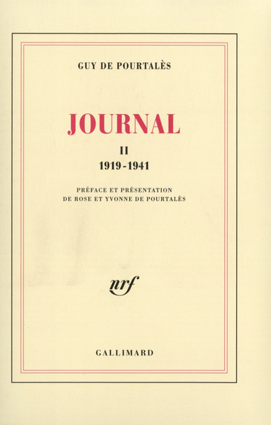Journal, II, (1919-1941) (9782070724468-front-cover)
