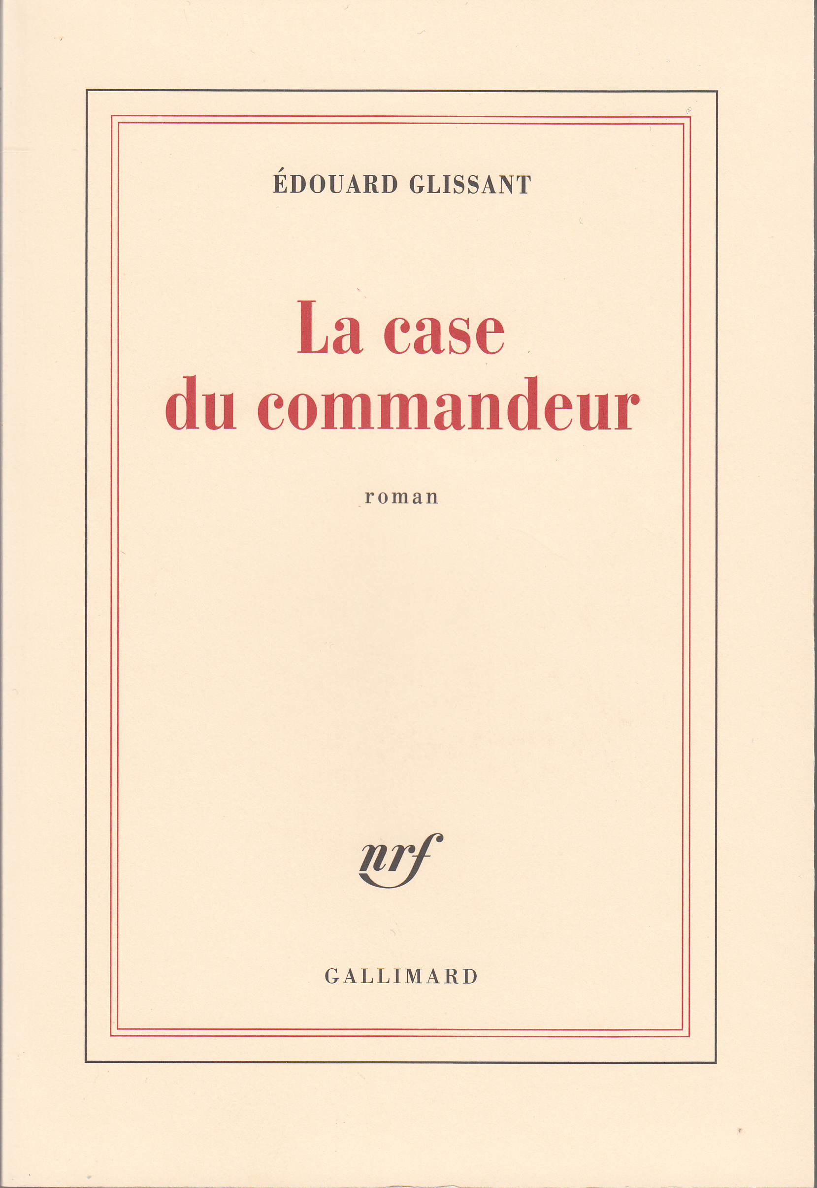 La Case du commandeur (9782070746248-front-cover)