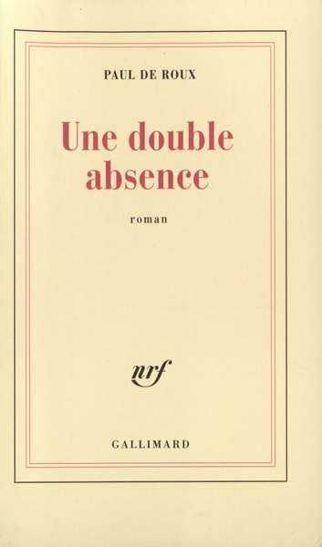 Une Double absence (9782070760411-front-cover)