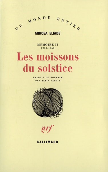 Les moissons du solstice, (1937-1960) (9782070712526-front-cover)