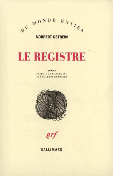Le Registre (9782070732081-front-cover)
