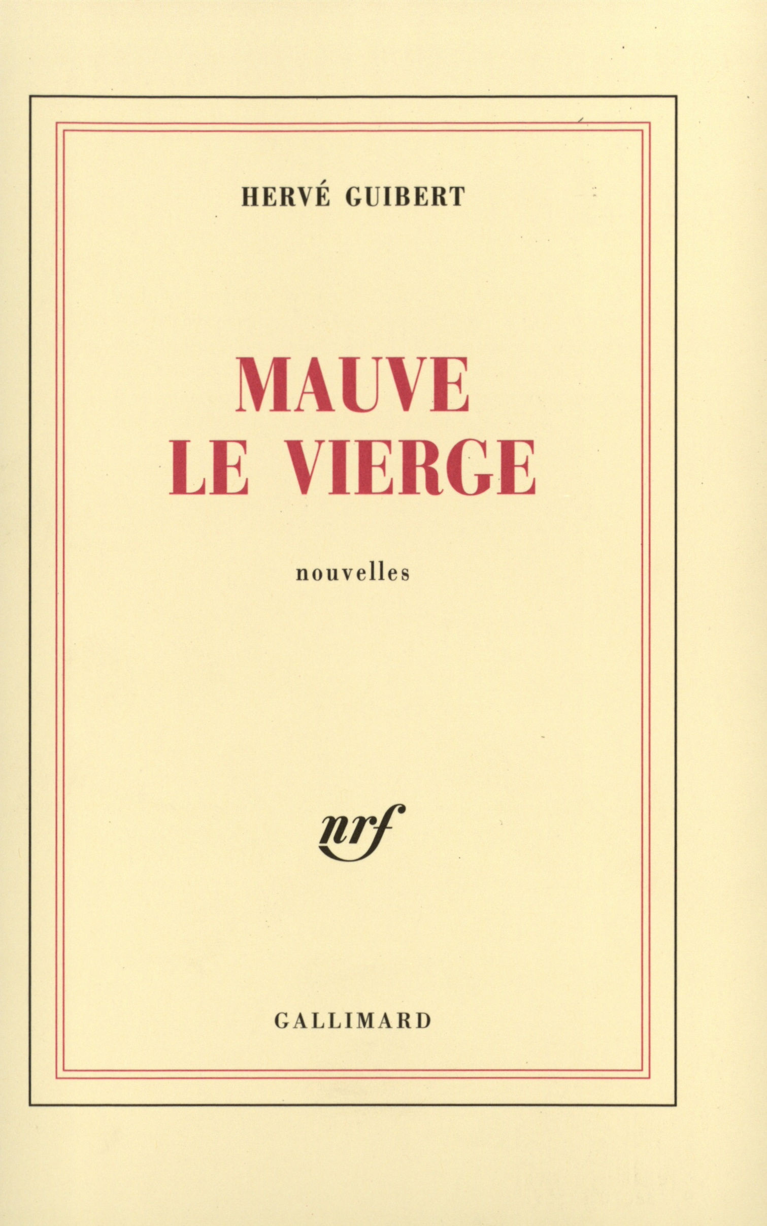 Mauve le vierge (9782070713592-front-cover)
