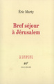 Bref séjour à Jérusalem (9782070768967-front-cover)