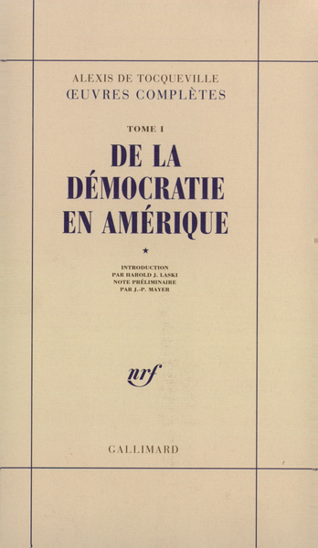 De la démocratie en Amérique (9782070726844-front-cover)