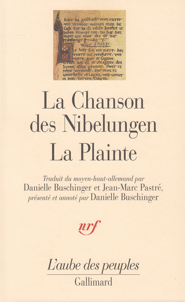 La Chanson des Nibelungen - La Plainte (9782070759996-front-cover)