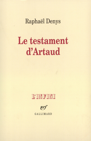 Le testament d'Artaud (9782070773077-front-cover)