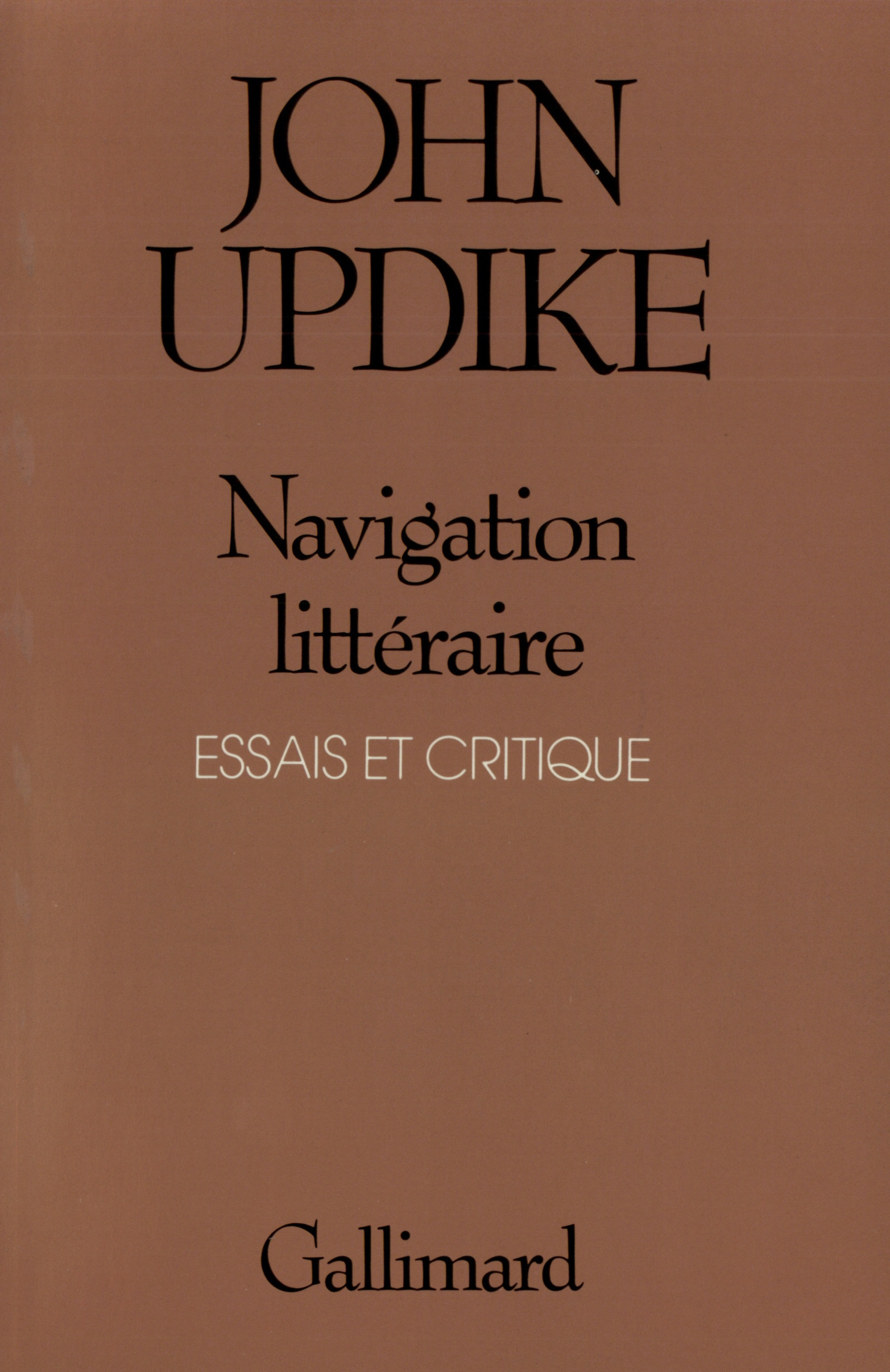 Navigation littéraire, Essais et critique (9782070705184-front-cover)