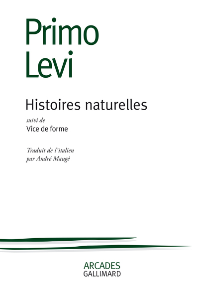Histoires naturelles / Vice de forme (9782070731992-front-cover)