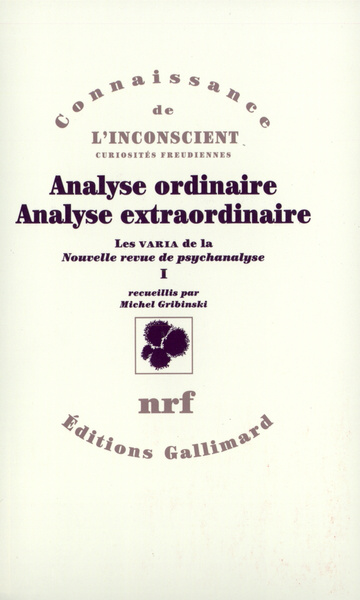 Analyse ordinaire, Analyse extraordinaire (9782070737529-front-cover)