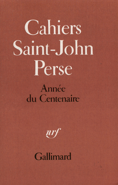 Cahier du Centenaire (9782070708550-front-cover)