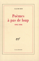 Poèmes à pas de loup, 1992-1996 (9782070747894-front-cover)