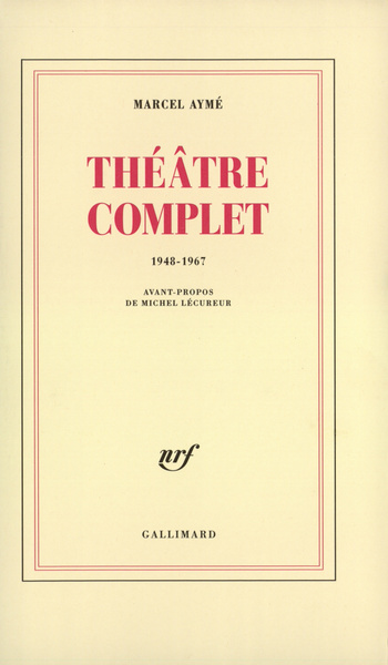 Théâtre complet, (1948-1967) (9782070766109-front-cover)