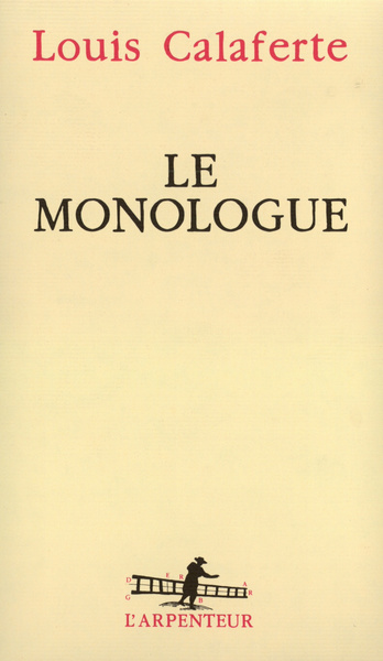 Le Monologue (9782070743926-front-cover)