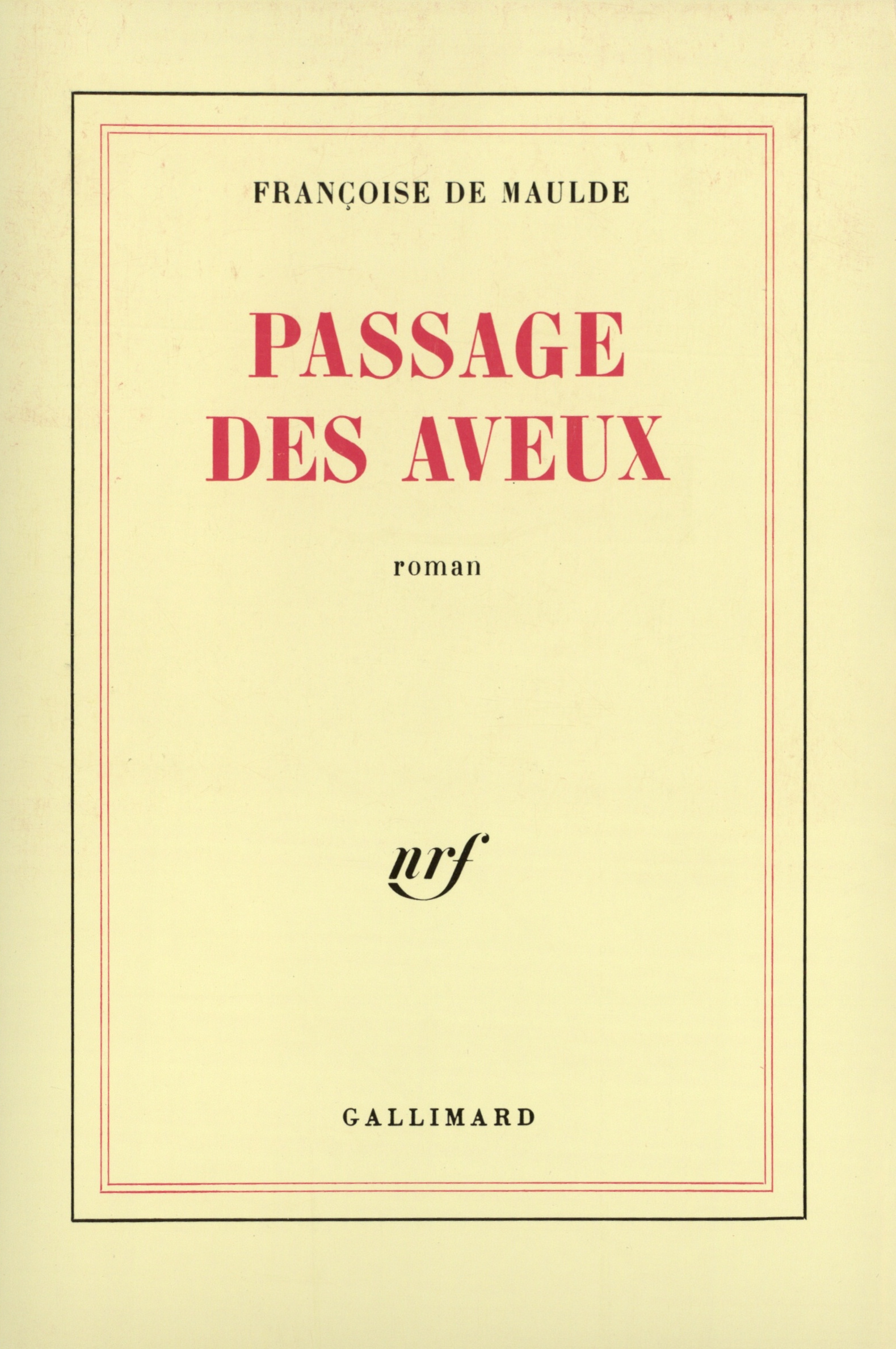 Passage des aveux (9782070710621-front-cover)