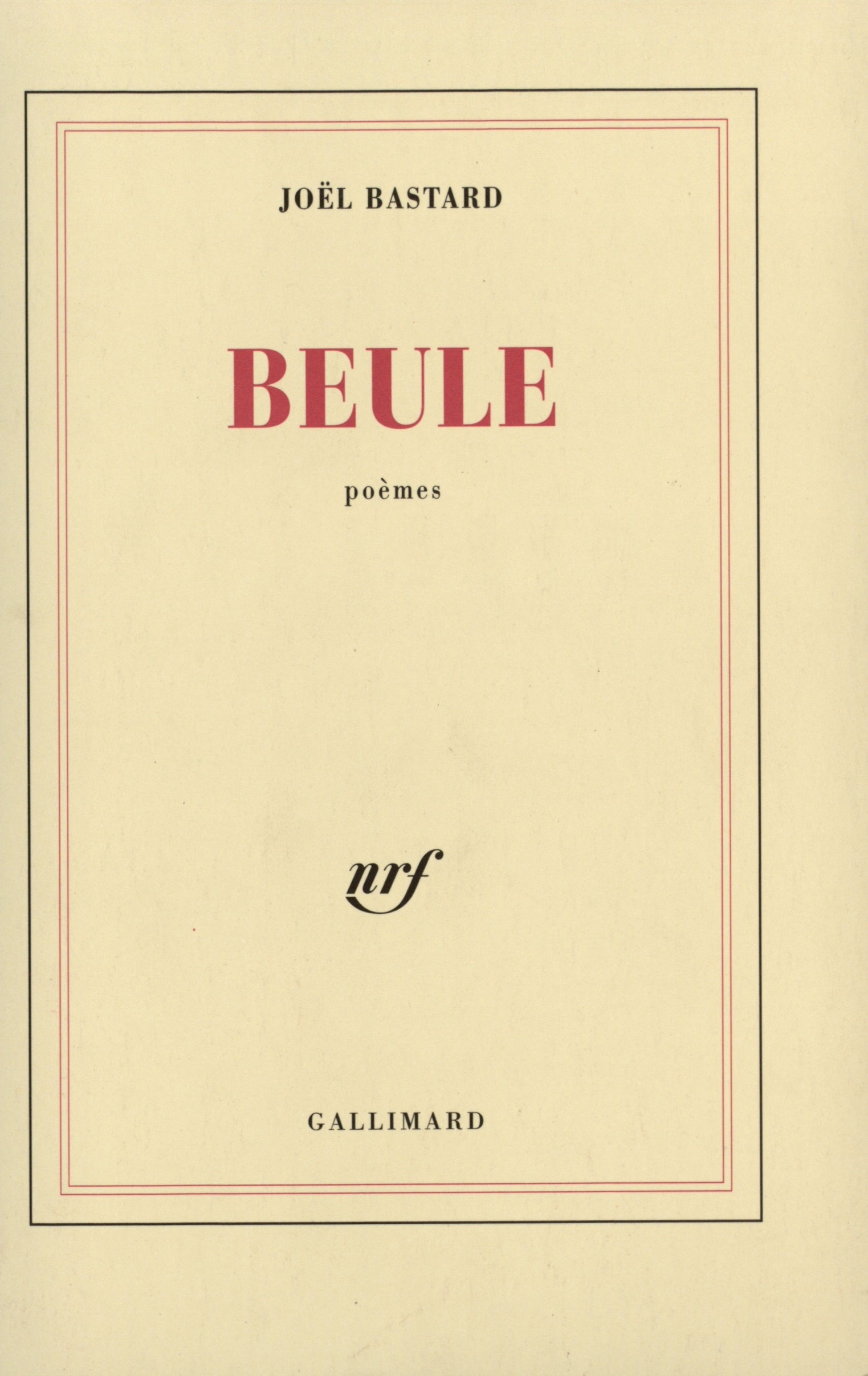 Beule (9782070760404-front-cover)