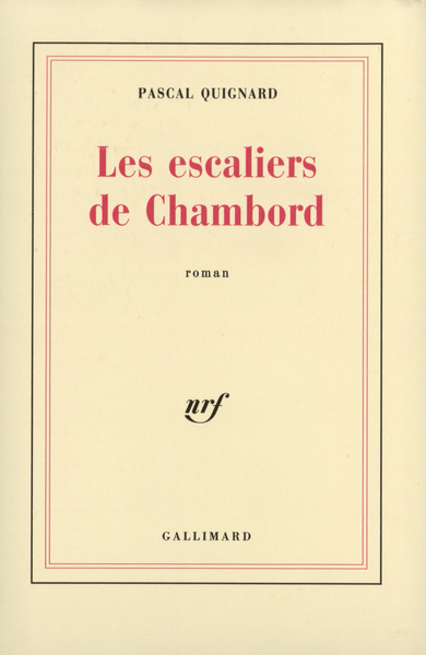 Les escaliers de Chambord (9782070716944-front-cover)
