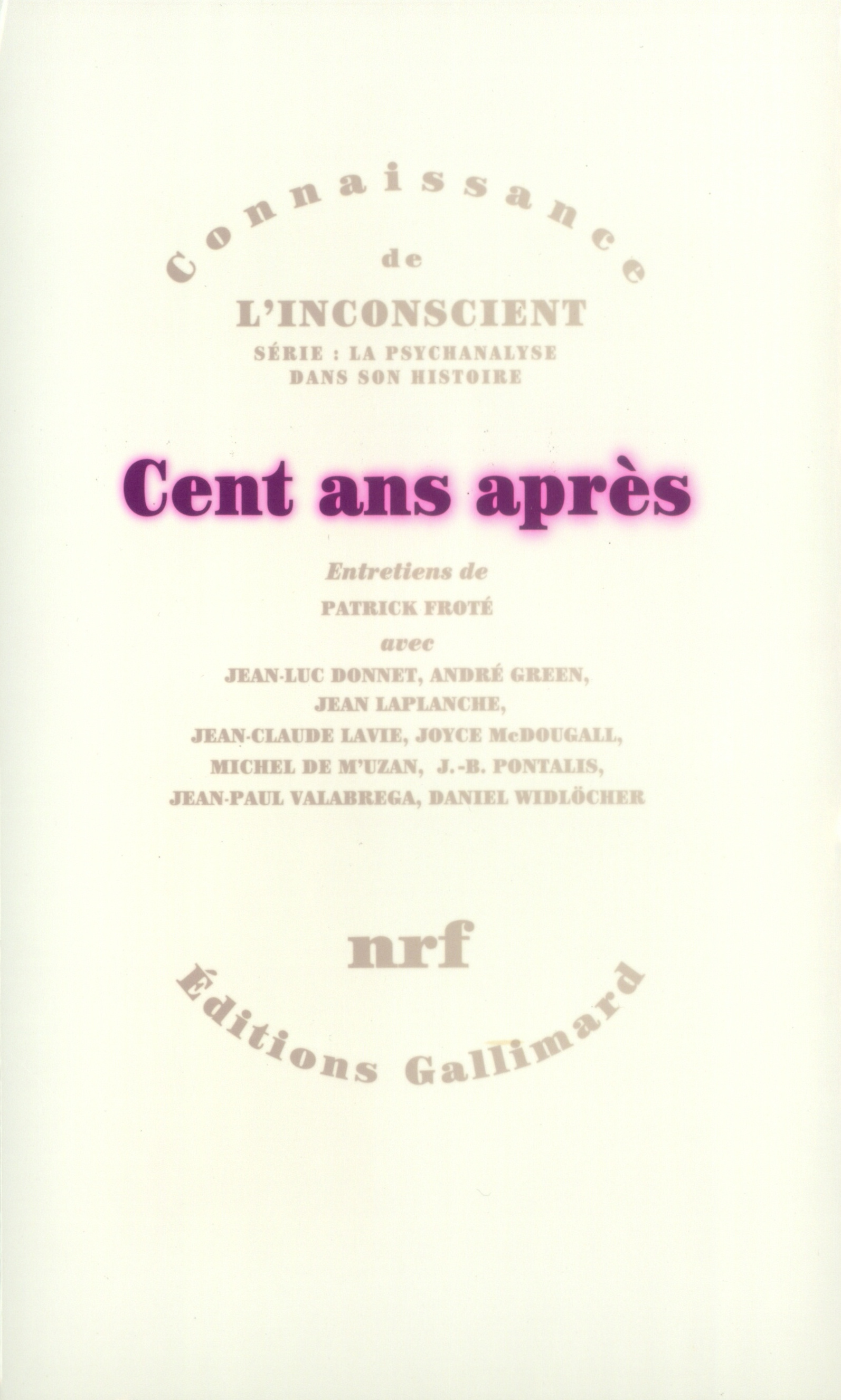 Cent ans après (9782070753826-front-cover)