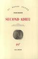 Second adieu (9782070740598-front-cover)
