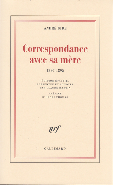 Correspondance avec sa mère, (1880-1895) (9782070710836-front-cover)