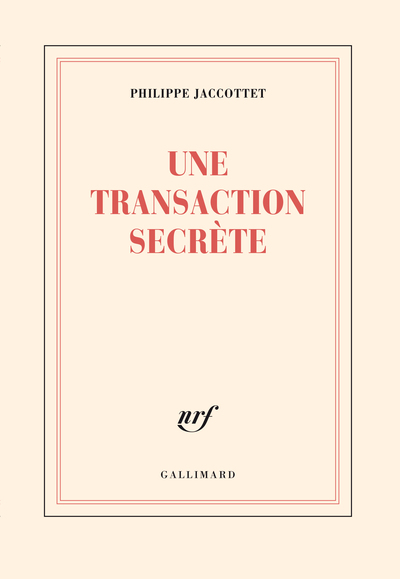 Une transaction secrète, Lectures de poésie (9782070708659-front-cover)