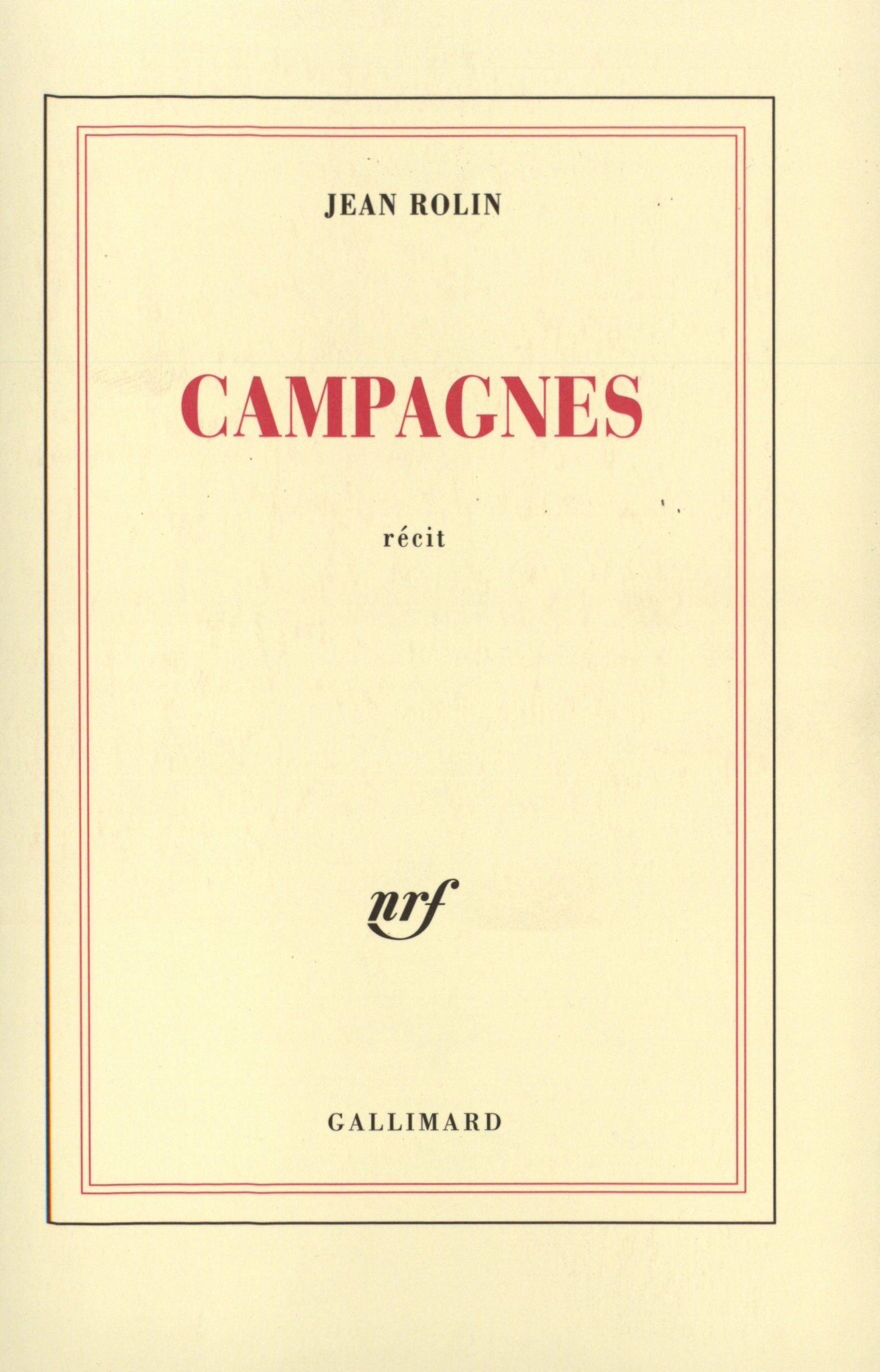 Campagnes (9782070748457-front-cover)