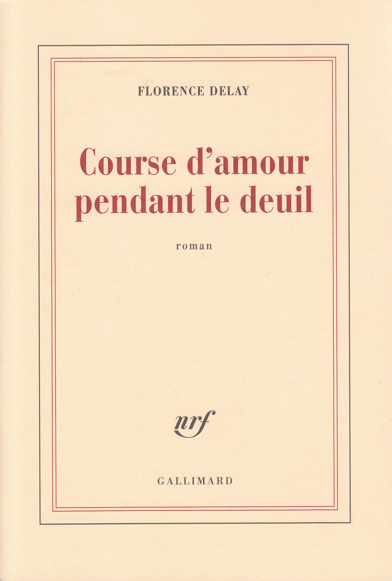 Course d'amour pendant le deuil (9782070706792-front-cover)