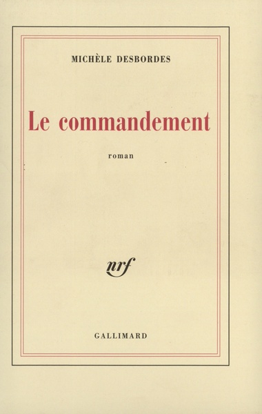 Le Commandement (9782070763085-front-cover)