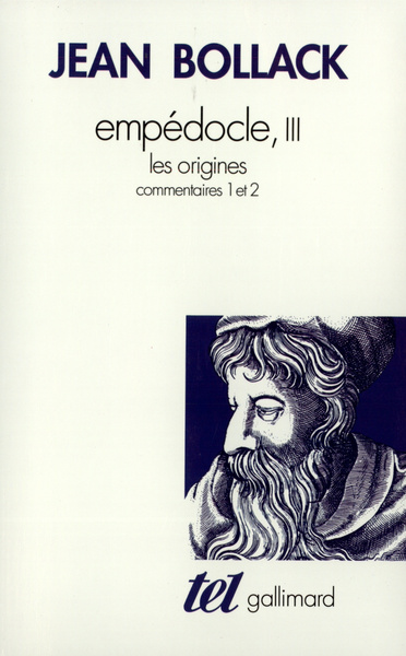 Empédocle, Les Origines (9782070725595-front-cover)