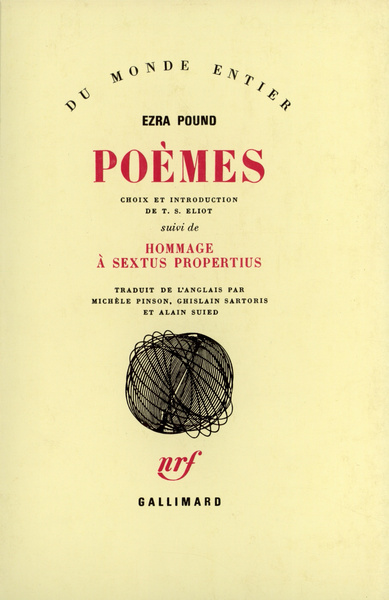 Poèmes / Hommage à Sextus Propertius (9782070704958-front-cover)