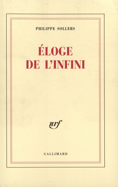 Éloge de l'infini (9782070769766-front-cover)